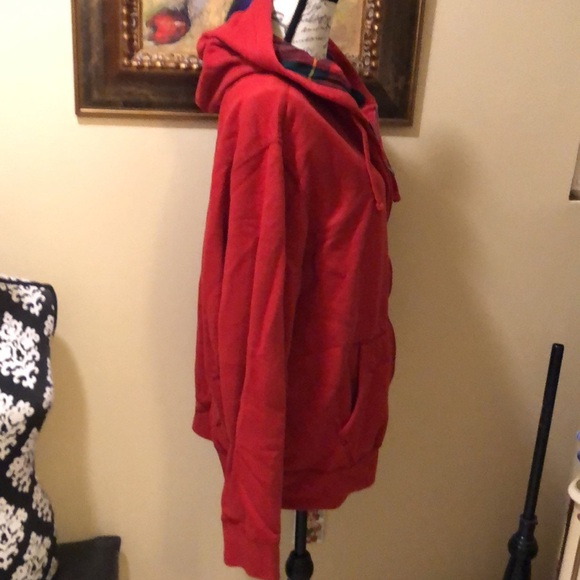 🏇Mens Polo Ralph Lauren, plaid flannel lined hood zip up, yellow logo hoodie - Picture 6 of 12